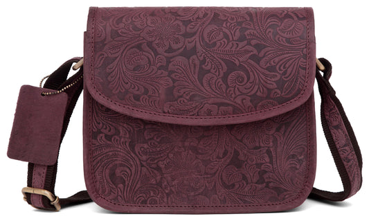 WILDHORN® Leather Crossbody Bag for Women- Small Vintage Crossover Fashion Purse Long Over the Shoulder Sling For Everyday - WILDHORN