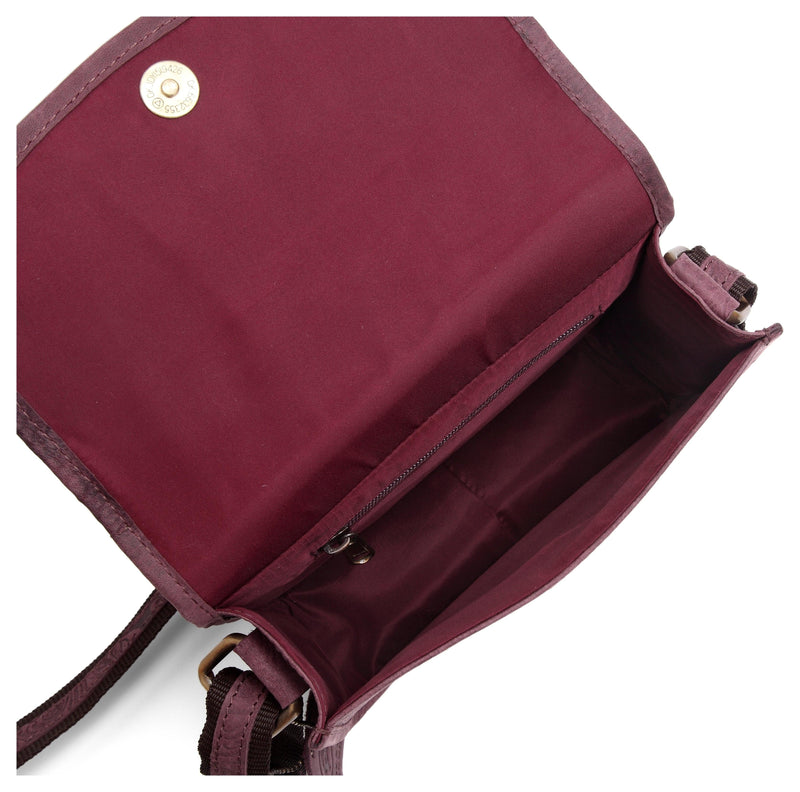 WILDHORN® Leather Crossbody Bag for Women- Small Vintage Crossover Fashion Purse Long Over the Shoulder Sling For Everyday
