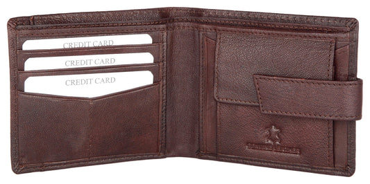 WildHorn® RFID Protected Custom Engraved Personalized High Quality Mens Leather Wallet for Gifting - WILDHORN