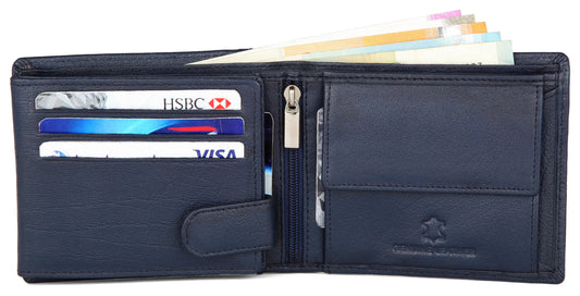 WildHorn® RFID Protected Custom Engraved Personalized High Quality Mens Leather Wallet for Gifting - WILDHORN