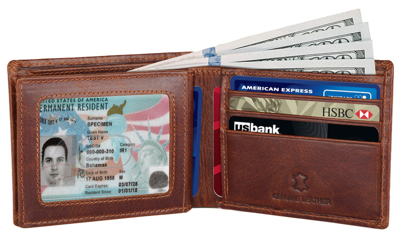 WILDHORN® Premium Top Grain Genuine Leather Wallet for Men