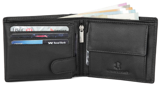 WildHorn® RFID Protected Custom Engraved Personalized High Quality Mens Leather Wallet for Gifting - WILDHORN