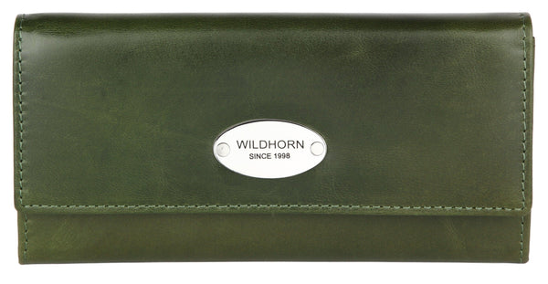 WILDHORN® Women's Leather Wallet and Pen Combo Set