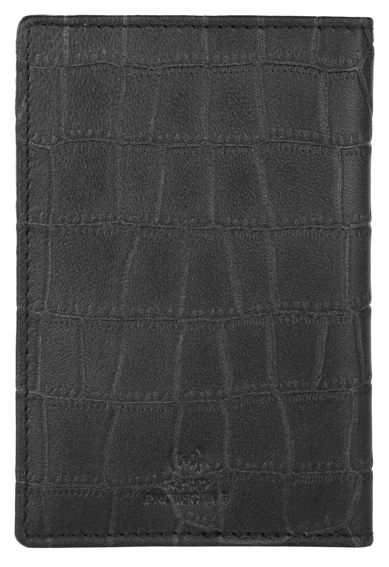 WILDHORN® Leather Passport Holder Cover Case RFID Blocking Travel Wallet