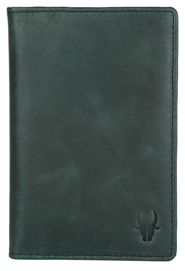 WILDHORN® Leather Passport Holder Cover Case RFID Blocking Travel Wallet