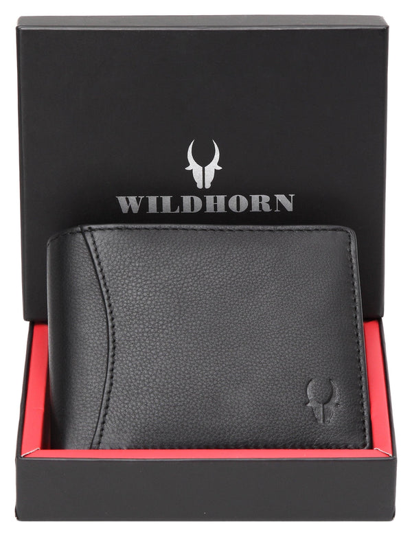 WildHorn® 100% Genuine High Quality Mens Leather Wallet - WILDHORN