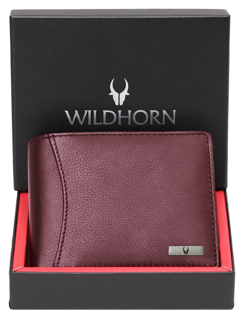 WildHorn India RFID Protected Leather Men's Wallet