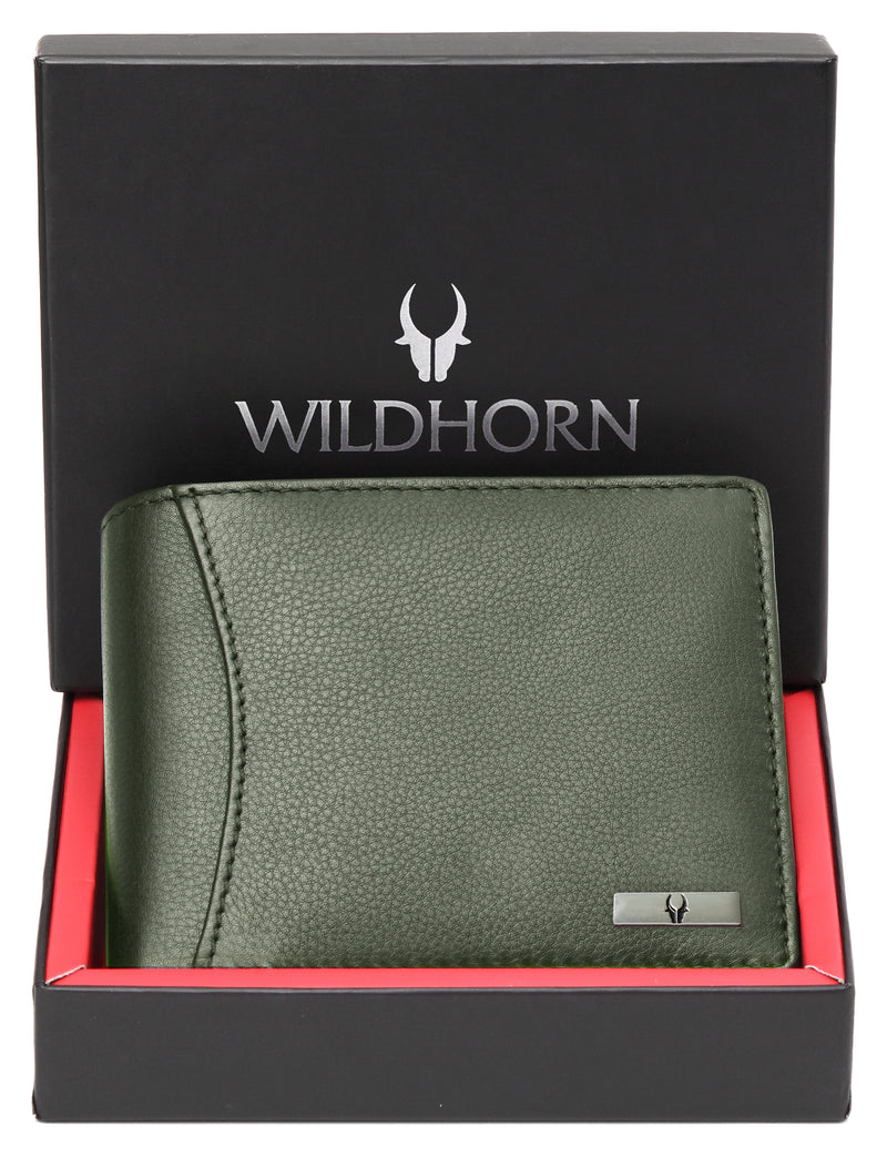 WildHorn India RFID Protected Leather Men's Wallet