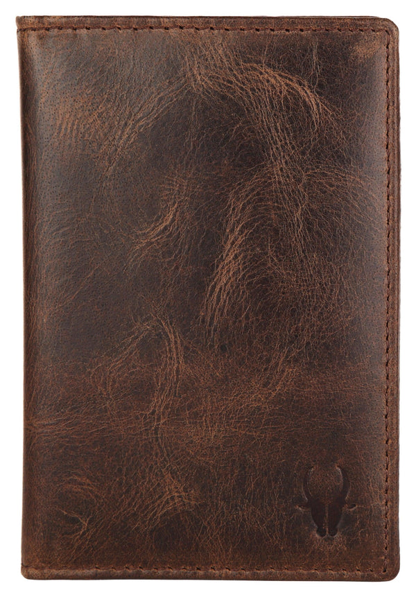 WILDHORN® Leather Passport Holder Cover Case RFID Blocking Travel Wallet