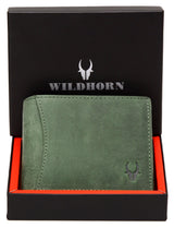 WildHorn® RFID Protected Genuine High Quality Leather Wallet for Men - WILDHORN