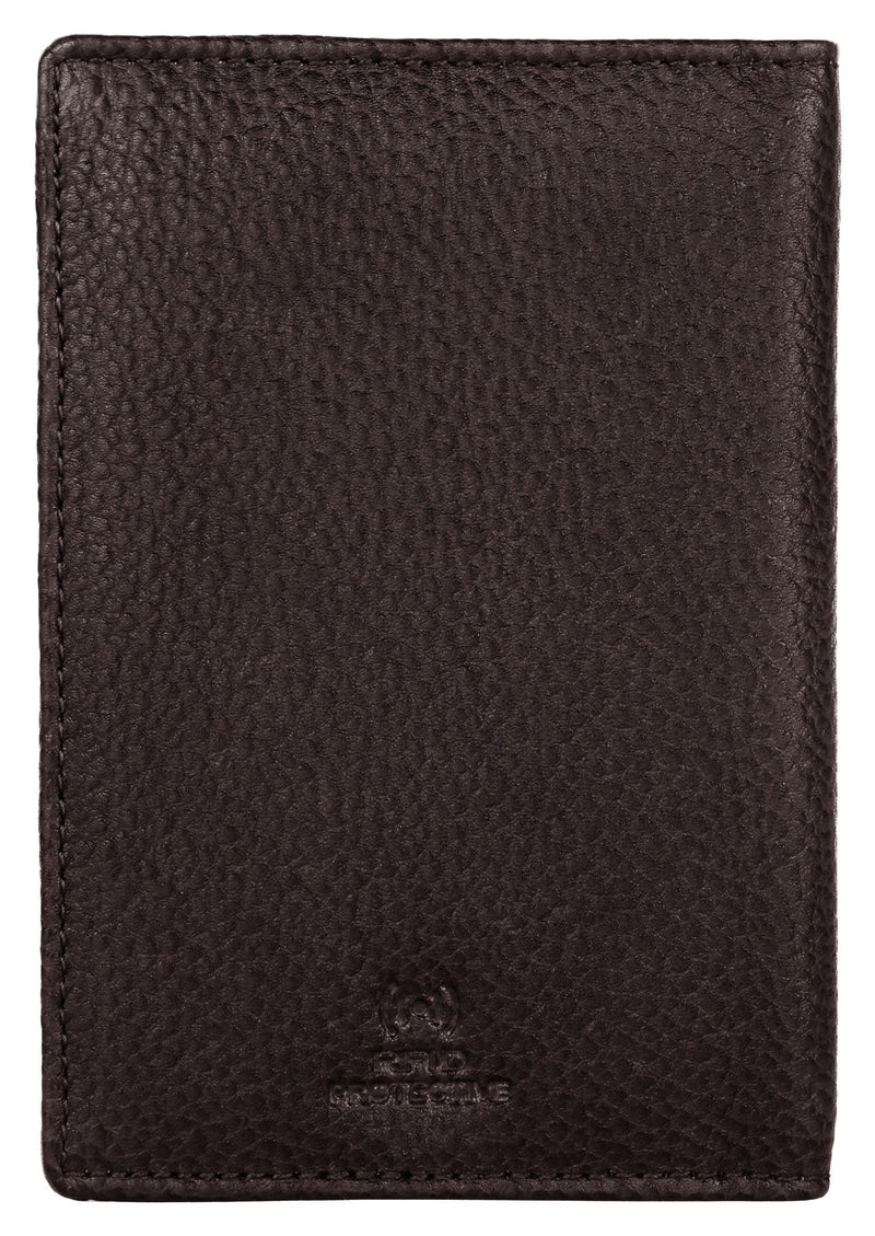 WILDHORN® Leather Passport Holder Cover Case RFID Blocking Travel Wallet