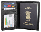 WILDHORN® Leather Passport Holder Cover Case RFID Blocking Travel Wallet
