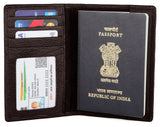 WILDHORN® Leather Passport Holder Cover Case RFID Blocking Travel Wallet