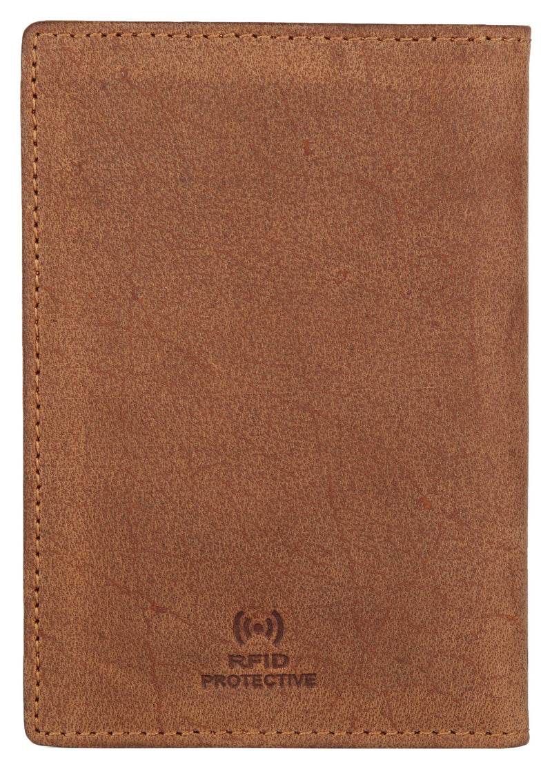 WILDHORN® Leather Passport Holder Cover Case RFID Blocking Travel Wallet - WILDHORN