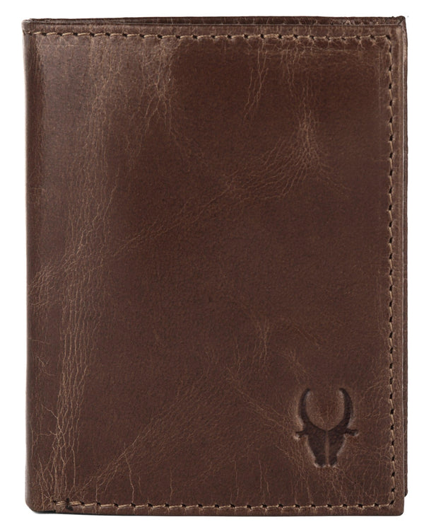 WILDHORN Top Grain Portrait Leather Wallet for Men | C-Clip Detachable Card Case I Credit & Debit Card Holder I RFID Blocking | Extra Capacity | Ultra Strong Stitching | | Gift for Him