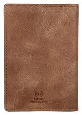 WILDHORN® Leather Passport Holder Cover Case RFID Blocking Travel Wallet