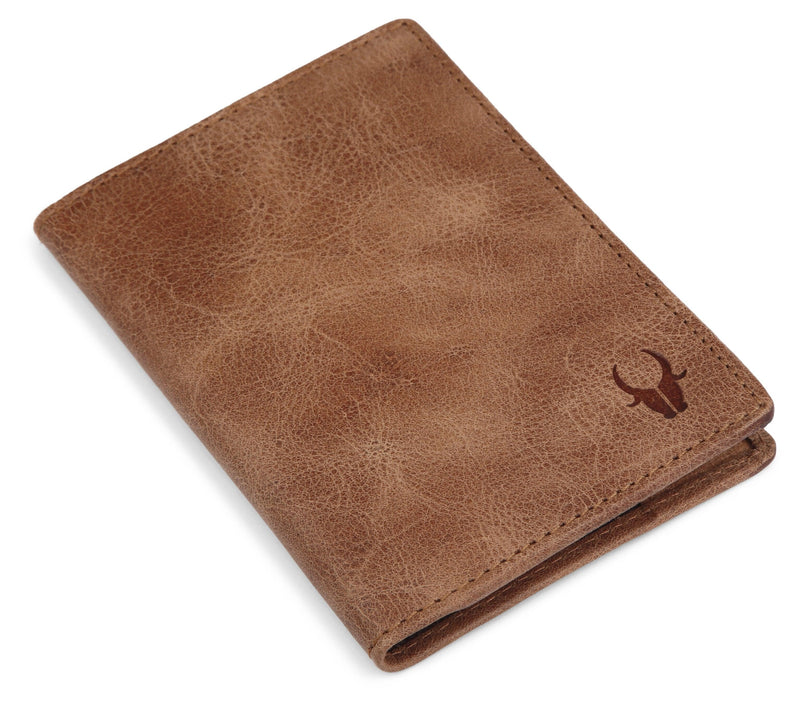 WILDHORN® Leather Passport Holder Cover Case RFID Blocking Travel Wallet