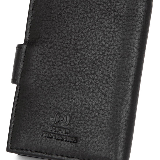 WildHorn® RFID Protected Unisex Genuine Leather Card Holder - WILDHORN