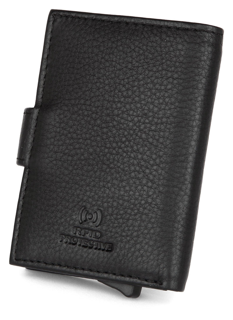 WildHorn® RFID Protected Unisex Genuine Leather Card Holder - WILDHORN