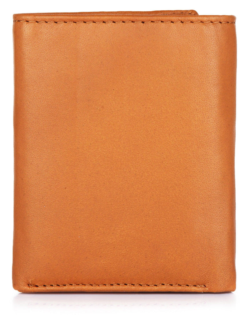WILDHORN® Slim RFID Wallets for Men - Genuine Leather Front Pocket Trifold Wallet - WILDHORN