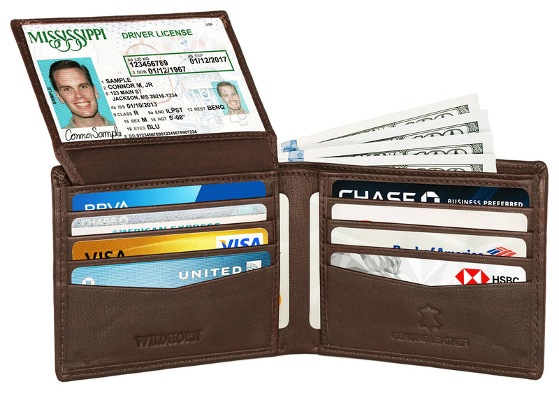 WILDHORN® Premium Top Grain Genuine Leather Wallet for Men