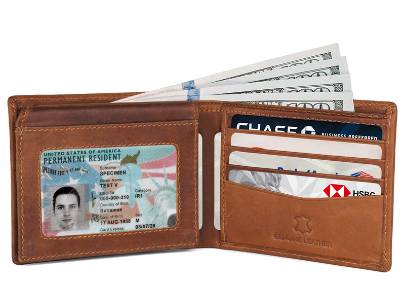 WILDHORN® Premium Top Grain Genuine Leather Wallet for Men