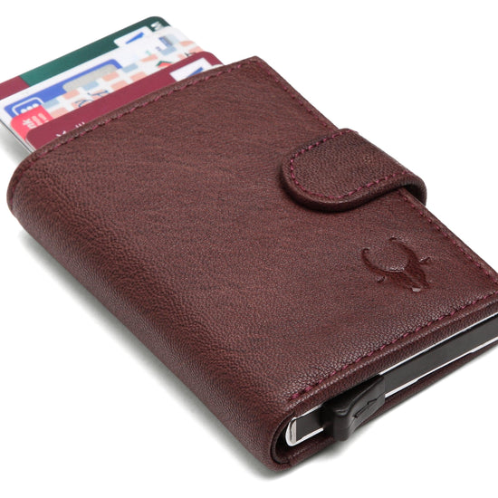 WildHorn® RFID Protected Unisex Genuine Leather Card Holder - WILDHORN