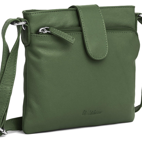 WildHorn® Upper Grain Genuine Leather Ladies Sling Bag| Crossbody Bag for Girls & Women - WILDHORN
