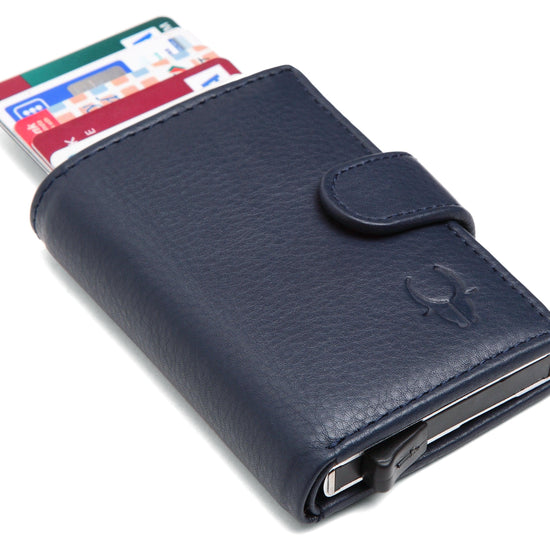 WildHorn® RFID Protected Unisex Genuine Leather Card Holder - WILDHORN