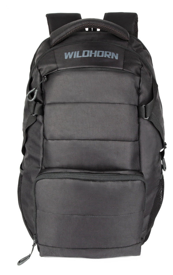 WILDHORN Laptop Backpack for Men, Extra Large 30L Travel Backpack with Multi Zip Compartment, Business College Bookbag Fit 15.6 Inch Laptop - WILDHORN