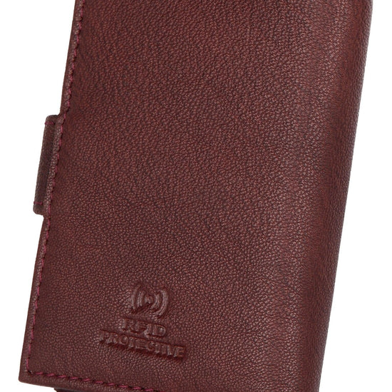 WildHorn® RFID Protected Unisex Genuine Leather Card Holder - WILDHORN