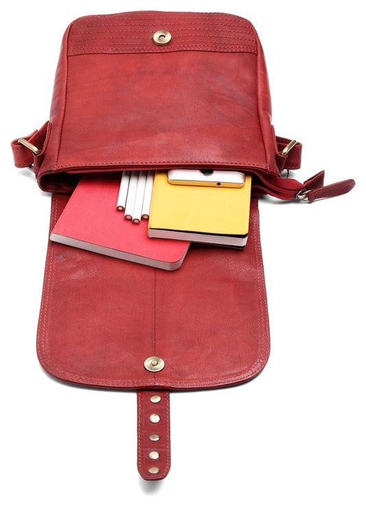 WILDHORN® Leather Crossbody Bag for Women- Small Vintage Crossover Fashion Purse Long Over the Shoulder Sling For Everyday - WILDHORN
