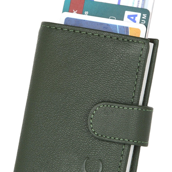 WildHorn® RFID Protected Unisex Genuine Leather Card Holder - WILDHORN