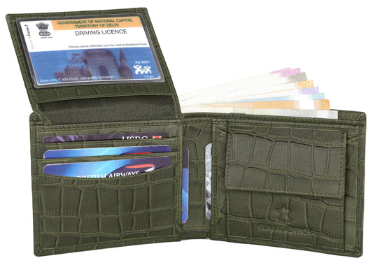 WildHorn® RFID Protected Custom Engraved Personalized High Quality Mens Leather Wallet for Gifting - WILDHORN