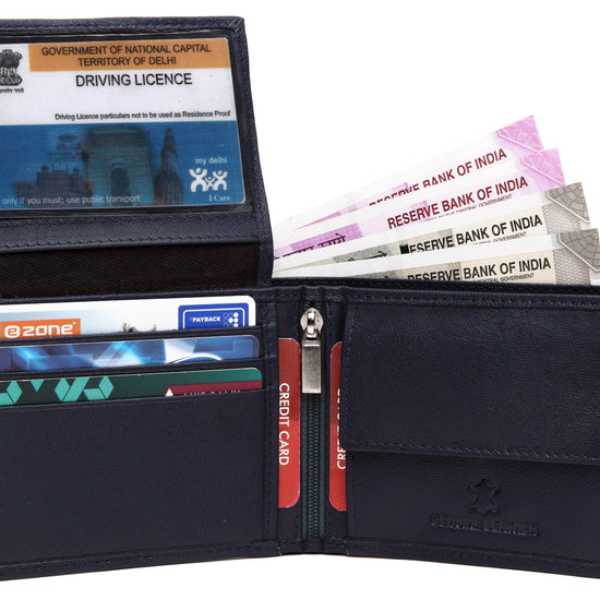 WildHorn® RFID Protected Custom Engraved Personalized High Quality Mens Leather Wallet for Gifting - WILDHORN