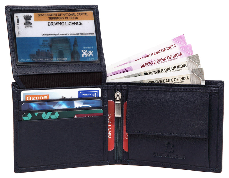WildHorn® RFID Protected Custom Engraved Personalized High Quality Mens Leather Wallet for Gifting - WILDHORN