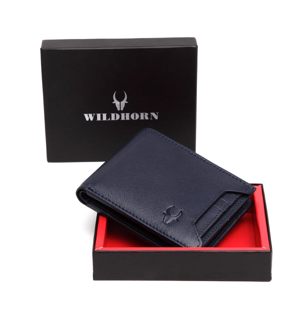 WildHorn® RFID Protected Genuine High Quality Leather Wallet for Men - WILDHORN
