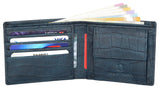 WildHorn® RFID Protected Genuine High Quality Leather Wallet & Pen Combo for Men
