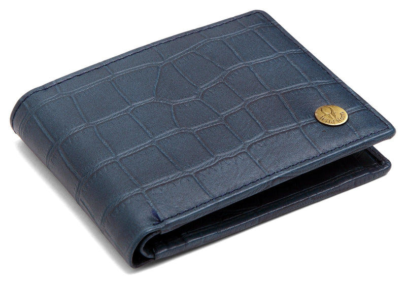 WildHorn® RFID Protected Genuine High Quality Leather Wallet & Pen Combo for Men