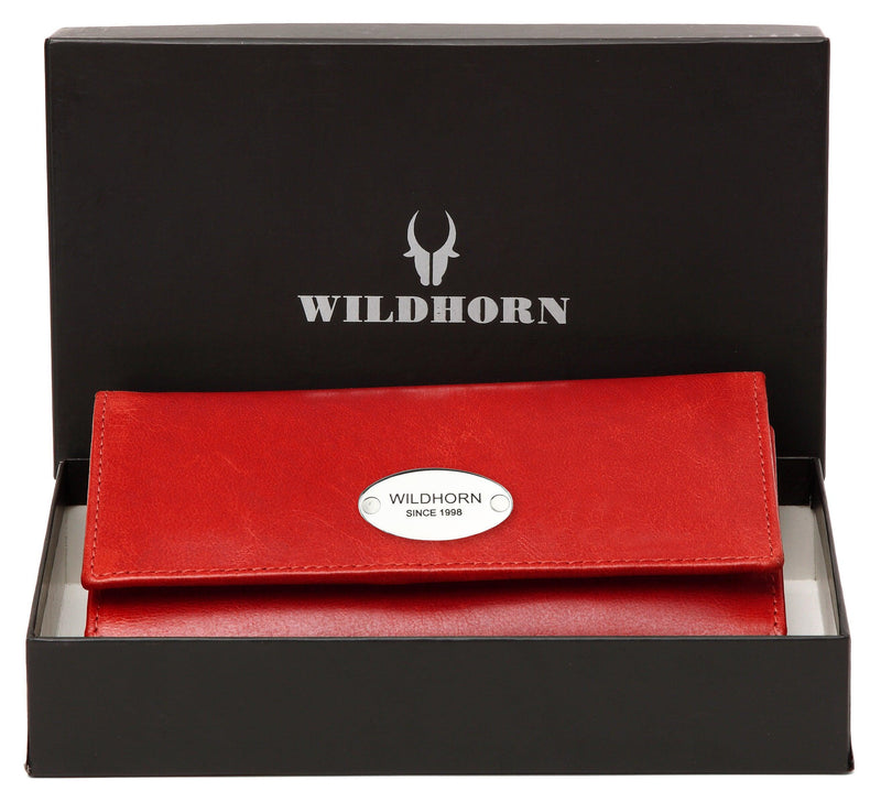 WILDHORN® Genuine Leather Wallet for Women | Purse for Women/Girls