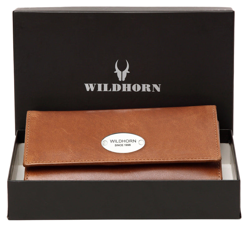 Harmonica Wallet - Cognac Classic Leather