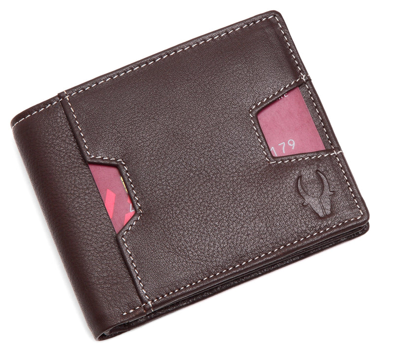 WildHorn® RFID Protected Genuine Leather Wallet for Men - WILDHORN