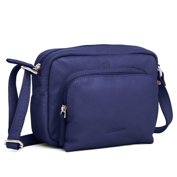 WildHorn® Upper Grain Genuine Leather Ladies Sling Bag | Cross-body Bag | Shoulder Bag | Hand Bag with Adjustable Strap for Girls & Women. - WILDHORN