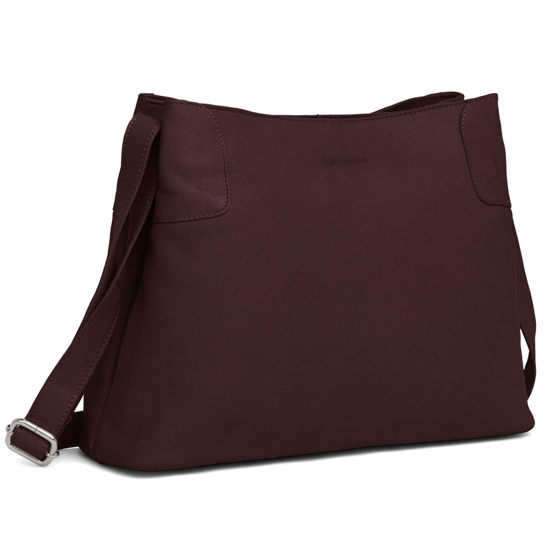 WILDHORN® Upper Grain Genuine Leather Ladies Shoulder Bag | Cross-body Bag | Hand Bag with Adjustable Strap for Girls &  Women - WILDHORN