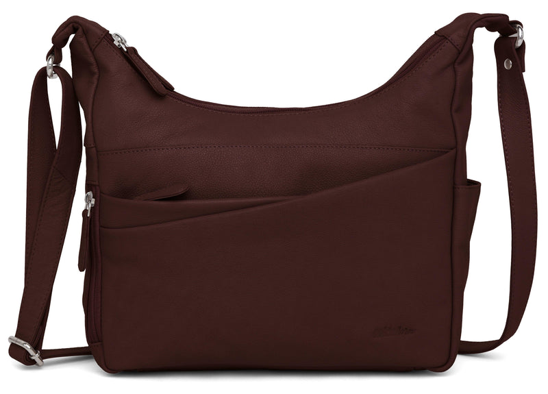 WILDHORN® Upper Grain Genuine Leather Ladies Shoulder bag | Cross-body Bag | Hand Bag with Adjustable Strap for Girls & Women. - WILDHORN
