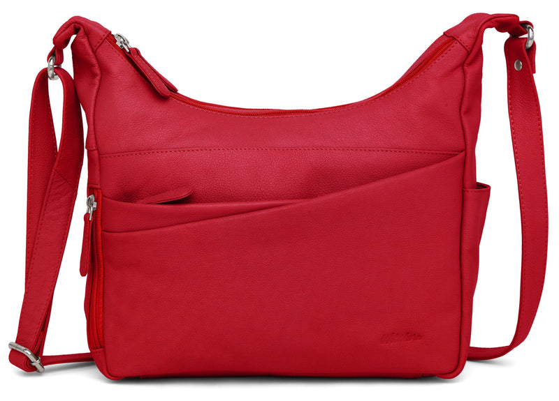 WILDHORN® Upper Grain Genuine Leather Ladies Shoulder bag | Cross-body Bag | Hand Bag with Adjustable Strap for Girls & Women. - WILDHORN