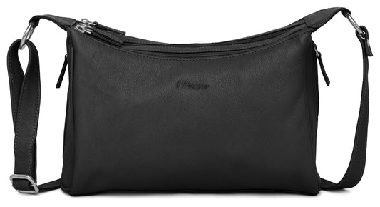 WildHorn® Upper Grain Genuine Leather Shoulder Bag | Cross body Bag With Adjustable Strap for Girls & Women. - WILDHORN