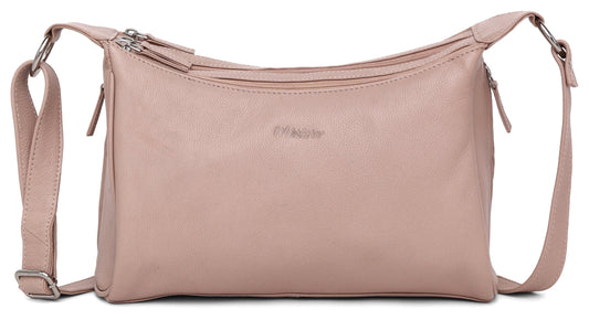 WildHorn® Upper Grain Genuine Leather Shoulder Bag | Cross body Bag With Adjustable Strap for Girls & Women. - WILDHORN