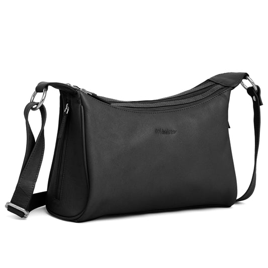 WildHorn® Upper Grain Genuine Leather Shoulder Bag | Cross body Bag With Adjustable Strap for Girls & Women. - WILDHORN