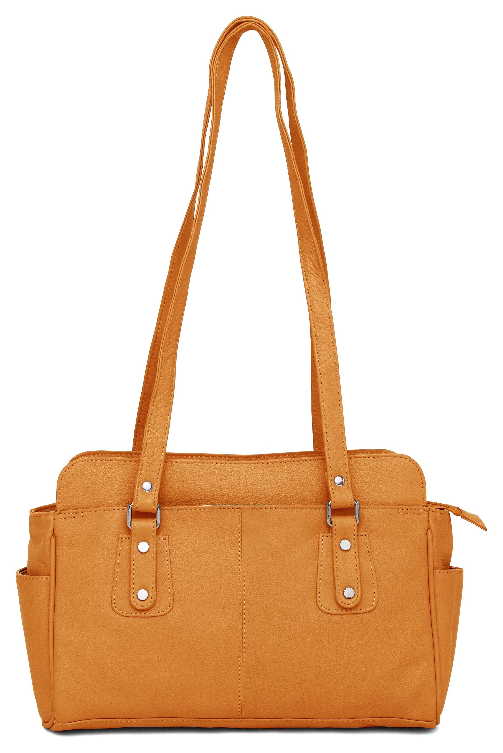 WildHorn® Upper Grain Genuine Leather Shoulder Bag for Girls & Women. - WILDHORN